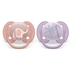 Залъгалки Ultra Soft 0-6м с декор Слонче и Палми