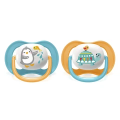 Залъгалки Ultra Air Animals 6-18м с декор Пингвин и Костенурка