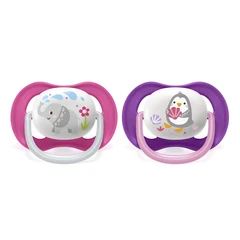 Залъгалки Ultra Air Animals 6-18м с декор Слон и Пингвин