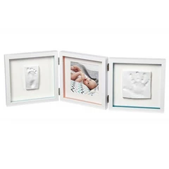 Бяла рамка за 2 отпечатъка и снимка My Baby Style Essentials (бяло паспарту)