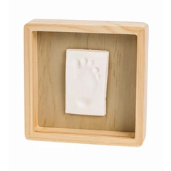 Магична кутия за отпечатък Pure Box, дървена, органична глина