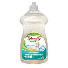 Friendly Organic Препарат за ръчно измиване на бебешки шишета и съдове 739м