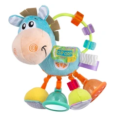 Дрънкалка PLAYGRO Кончето Хоп Троп Refresh, 3м+, Синя
