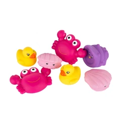 Играчки за баня Морски Животни  PLAYGRO (7 бр./оп.) 6м+, розови