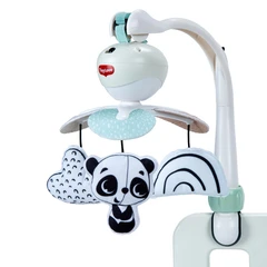 3-в-1 Музикална въртележка TINY LOVE Take Along Mobile Black&White Decor, 0м+