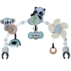 Играчка за количка Tiny Love Sunny Stroll Black&White Décor, 0м+