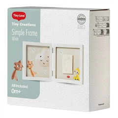 TINY LOVE Рамка за Отпечатък и Снимка Tiny Creations (бяла рамка) 0м+