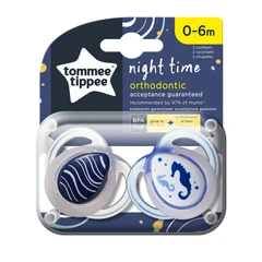Залъгалки NIGHT TIME 0-6м, 2 бр./оп., Морско конче