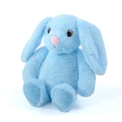 Плюшена играчка - Зайче 28 см, синьо