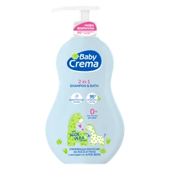 Натурален измиващ гел Baby Crema, За коса и тяло, Алое вера