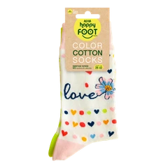 Дамски чорапи Agiva Happy Foottopia, Памук, Цветя, 39-42