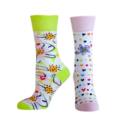 Дамски чорапи Agiva Happy Foottopia, Памук, Цветя, 39-42