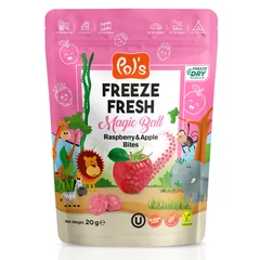 Pol's Freeze Fresh Лиофилизирани плодове, Ябълка и Малина, 20 г
