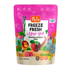 Pol's Freeze Fresh Лиофилизирани плодове, Ябълка и Къпина, 20 г