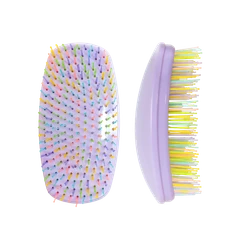 Четка за разплитане на коса Agiva Professional Detangle & Go, Лилава