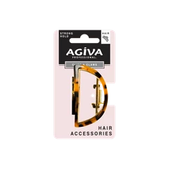 Шнола за коса Agiva Professional, 5 см, Тигрова
