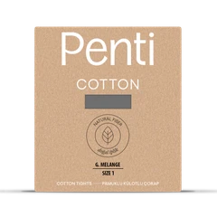 Чорапогащник Penti Cotton, 60DEN, Сив меланж, Рамер 1
