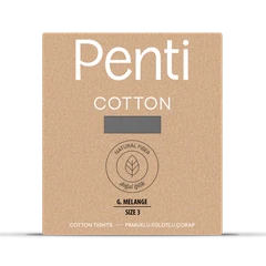 Чорапогащник Penti Cotton, 60DEN, Сив меланж, Рамер 3