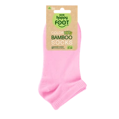 Детски бамбукови къси чорапи Agiva Happy Foottopia KIDS, 31-34, Розови