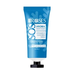 Крем за ръце Nature of Agiva Roses SOS HYDRA, С витамин Е, Глицерин, Масло от ший, 50 мл