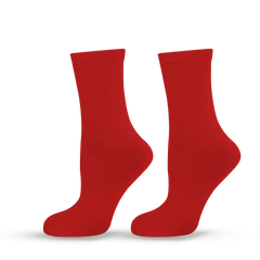 Дамски чорапи Agiva Happy Foottopia, С бамбукови нишки, Червен, 39-42 размер