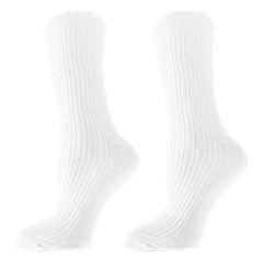 Дамски чорапи Agiva Happy Foottopia, Памук Жакард, Бял, 35-38 размер