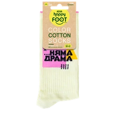 Дълги дамски чорапи Agiva Happy Foottopia, College, Няма драма, Зелен, 39-42 размер