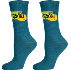 Дълги мъжки чорапи Agiva Happy Foottopia, College, Пълен филм, Син, 43-46 размер
