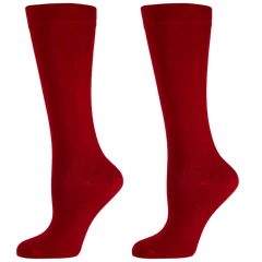 Дамски чорапи Agiva Happy Foottopia, 3/4, Памук, Червен, 35-38 размер