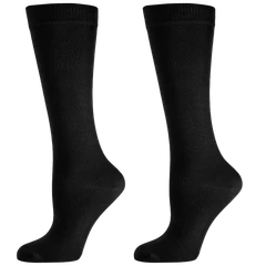 Дамски чорапи Agiva Happy Foottopia, 3/4, Памук, Черен, 39-42 размер