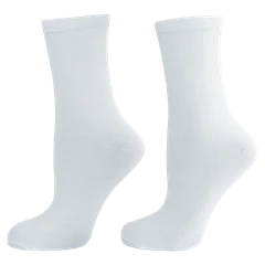 Мъжки чорапи Agiva Happy Foottopia, От органичен бамбук, Бял, 43-46