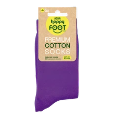 Мъжки чорапи Agiva Happy Foottopia, Памук, Лилав, 43-46 размер