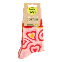 Мъжки чорапи Agiva Happy Foottopia, Сърца, Памук, 43-46 размер