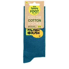 Дълги мъжки чорапи Agiva Happy Foottopia, College, Пълен филм, Син, 43-46 размер