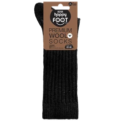 Мъжки чорапи Agiva Happy Foottopia, Вълна, Черен, 43-46 размер