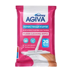 Почистващи кърпички за под Аgiva Homey, Свеж аромат, 20 бр