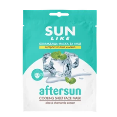 Охлаждаща лист маска за лице Sun Like, 20мл