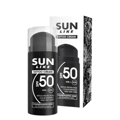 Слънцезащитен крем за татуировки Sun Like, SPF50, 100 мл