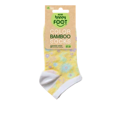 Дамски чорапи за маратонки Agiva Happy Foottopia, От бамбук, С графичен дизайн, 35-38, Вълни