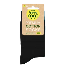 Дамски чорапи Agiva Happy Foottopia, Памук, Черен, 35-38 размер