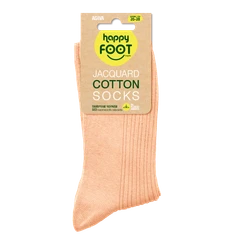 Дамски чорапи Agiva Happy Foottopia, Памук Жакард, Оранжеви, 35-38 размер
