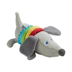 Вибрираща текстилна бебешка играчка КУЧЕ, Haba 304771