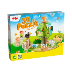 3D пъзел Овощна градина, Дървени фигурки, 3+