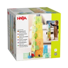 Пирамида кубчета У дома 10 в 1, Цифри и картинки, 12м+