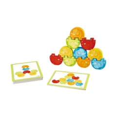 Дървена игра Слончета, Баланс и шаблони, 2+ години