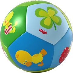 Мека бебешка топка с картинки Късмет, 6+ месеца
