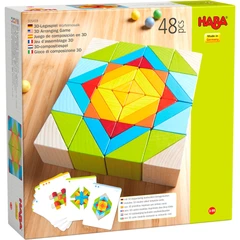 ДЪРВЕНА НЕМСКА МОЗАЙКА С ШАБЛОНИ, 48 части - ХАБА 305459