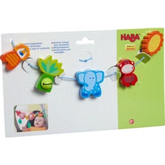 Бебешка играчка Haba 3994, Джунгла, Дърво, За количка, За шезлонг