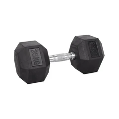Хексагонален дъмбел inSPORTline Hexsteel 25 кг