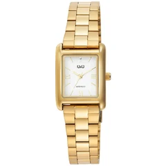 Дамски аналогов часовник Q&Q C69A-008PY, златист